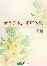 《南有喬木,不可休思》