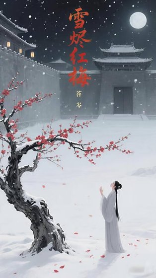 《雪燼紅梅》